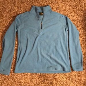 Stillwater Supply Co light blue fleece quarter zip